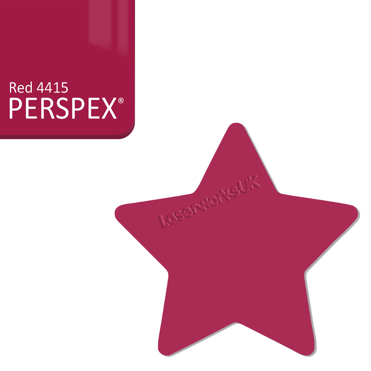 Acrylic Star Blanks (3cm Pack of 18) - Laserworksuk