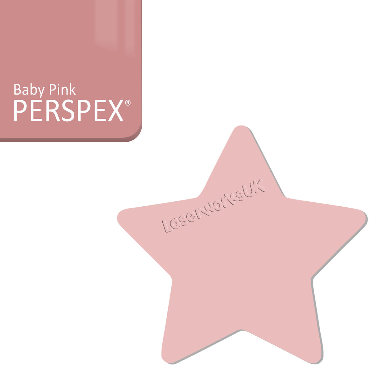Acrylic Star Blanks (3cm Pack of 18) - Laserworksuk