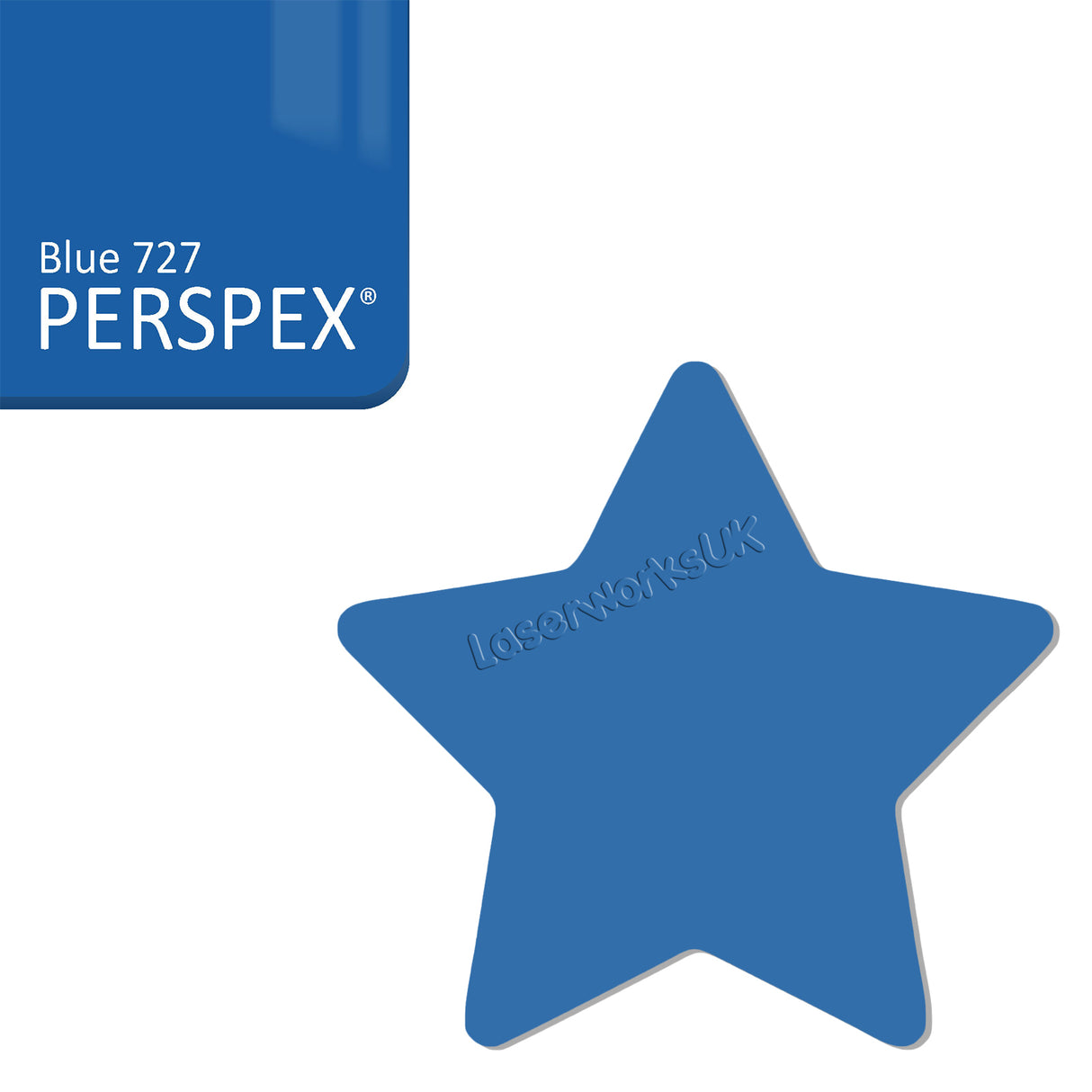 Acrylic Star Blanks (3cm Pack of 18) - Laserworksuk