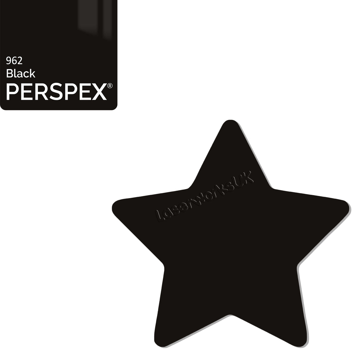 Acrylic Star Blanks (3cm Pack of 18) - Laserworksuk