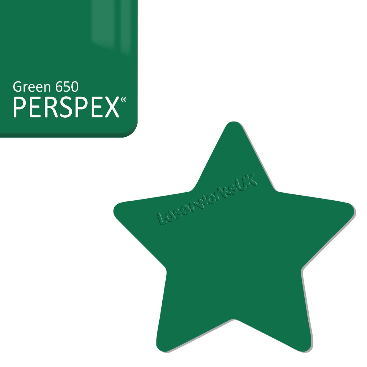 Acrylic Star Blanks (3cm Pack of 18) - Laserworksuk