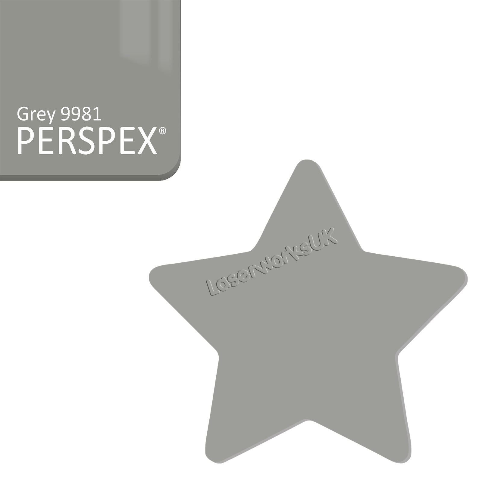 Acrylic Star Blanks (3cm Pack of 18) - Laserworksuk