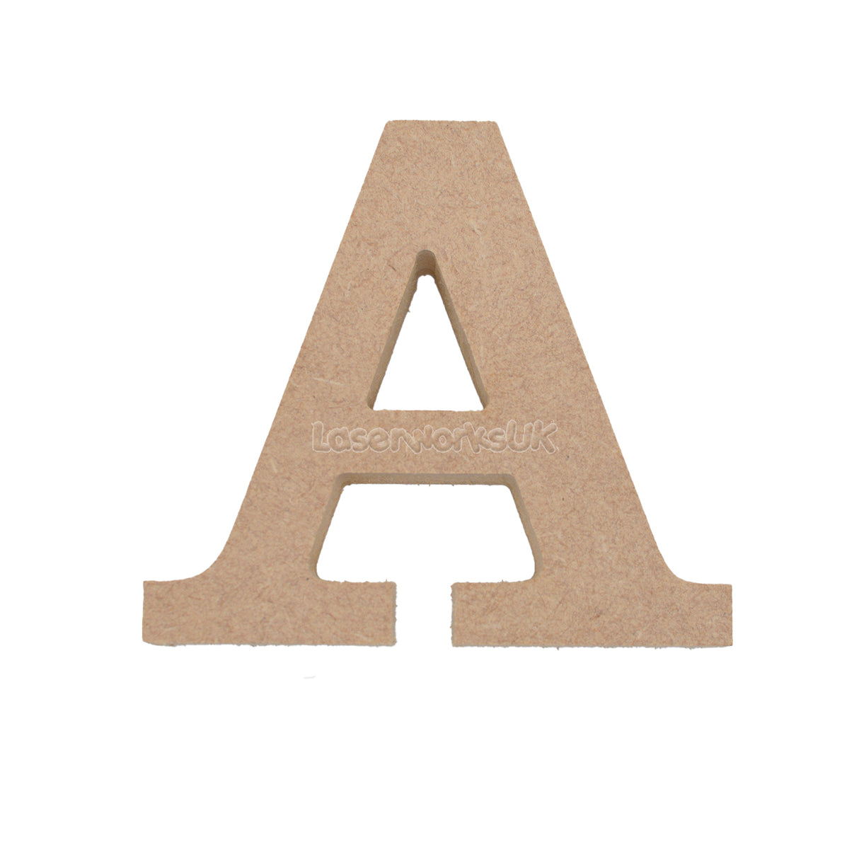 Free Standing 18mm Clarendon Font - Wooden Letters & Numbers 8cm - 50cm - LaserworksUK
