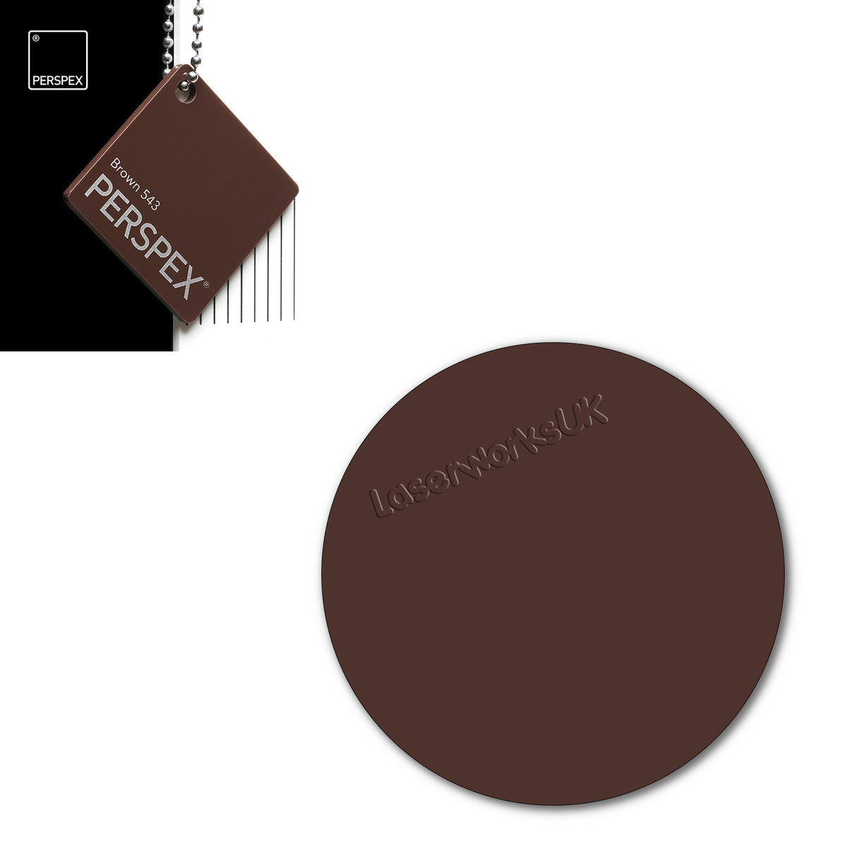 Acrylic Circles - Blanks Disc - 9cm Pack of 5 - Laserworksuk