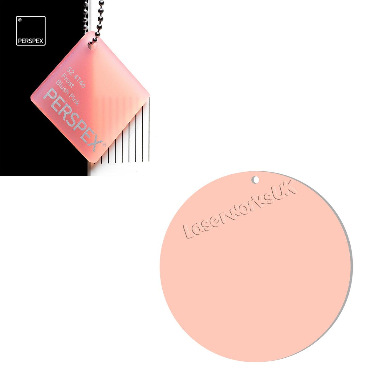 Acrylic Circles - Blanks Disc - 9cm Pack of 5 - Laserworksuk