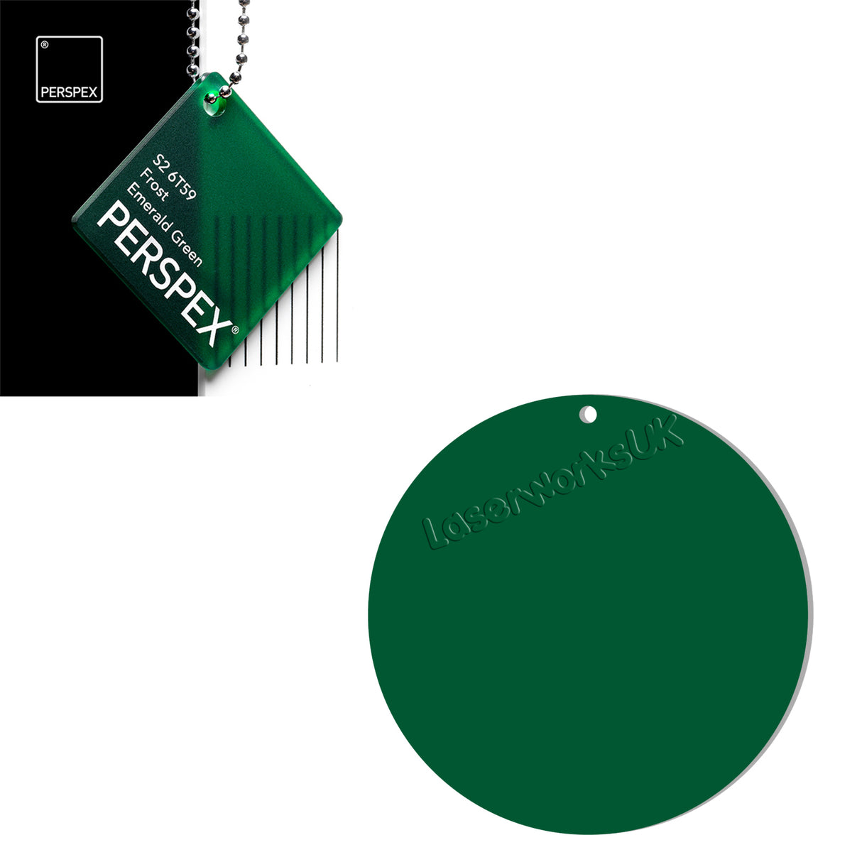 Acrylic Circles - Blanks Disc - (7cm Pack of 6) - Laserworksuk