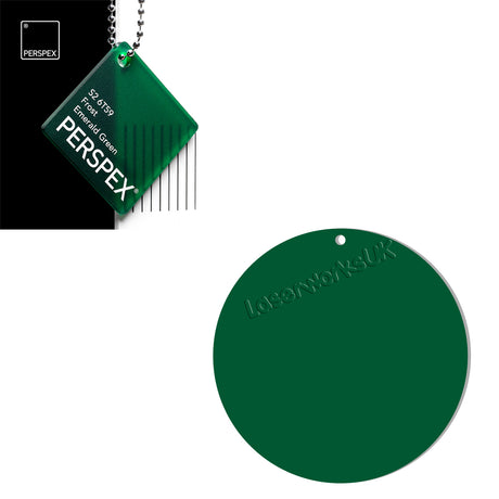 Acrylic Circles - Blanks Disc - (7cm Pack of 6) - Laserworksuk