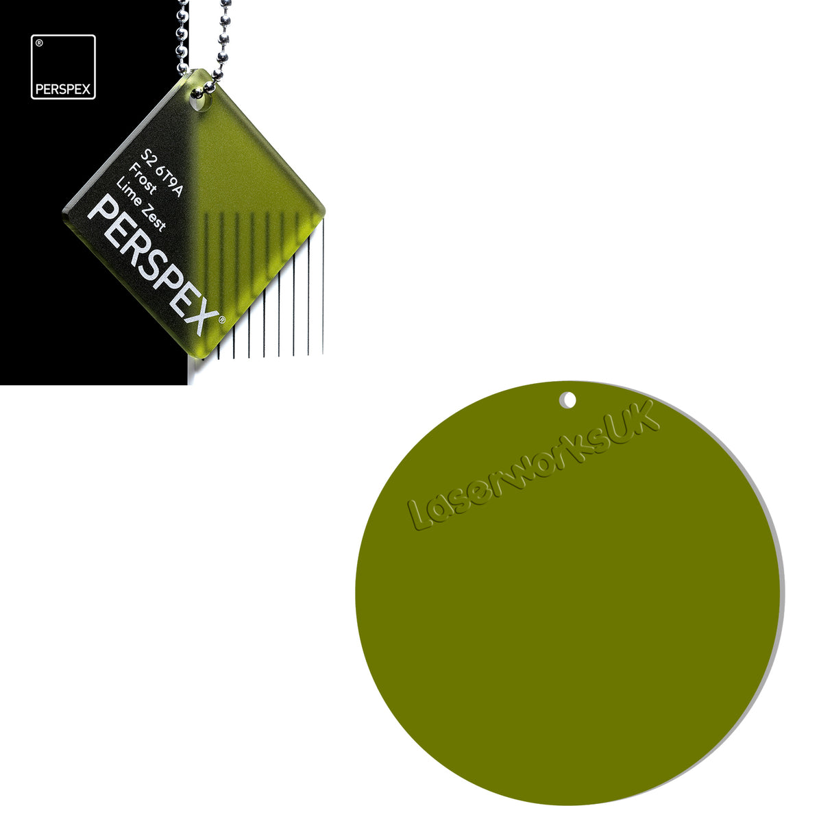 Acrylic Circles - Blanks Disc - 9cm Pack of 5 - Laserworksuk