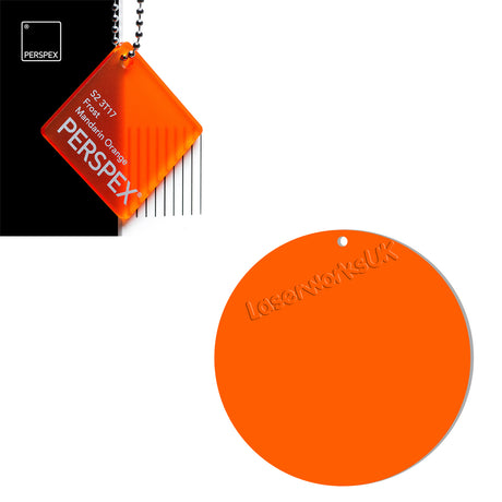 Acrylic Circles - Blanks Disc - (7cm Pack of 6) - Laserworksuk