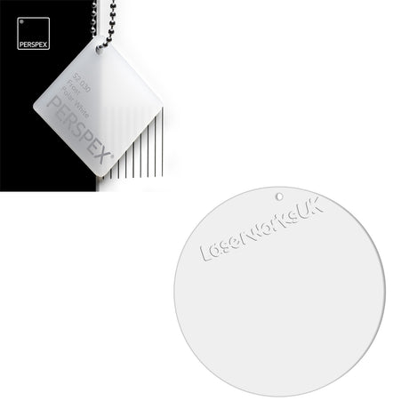 Acrylic Circles - Blanks Disc - (7cm Pack of 6) - Laserworksuk