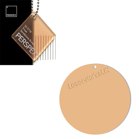 Acrylic Circles - Blanks Disc - (7cm Pack of 6) - Laserworksuk