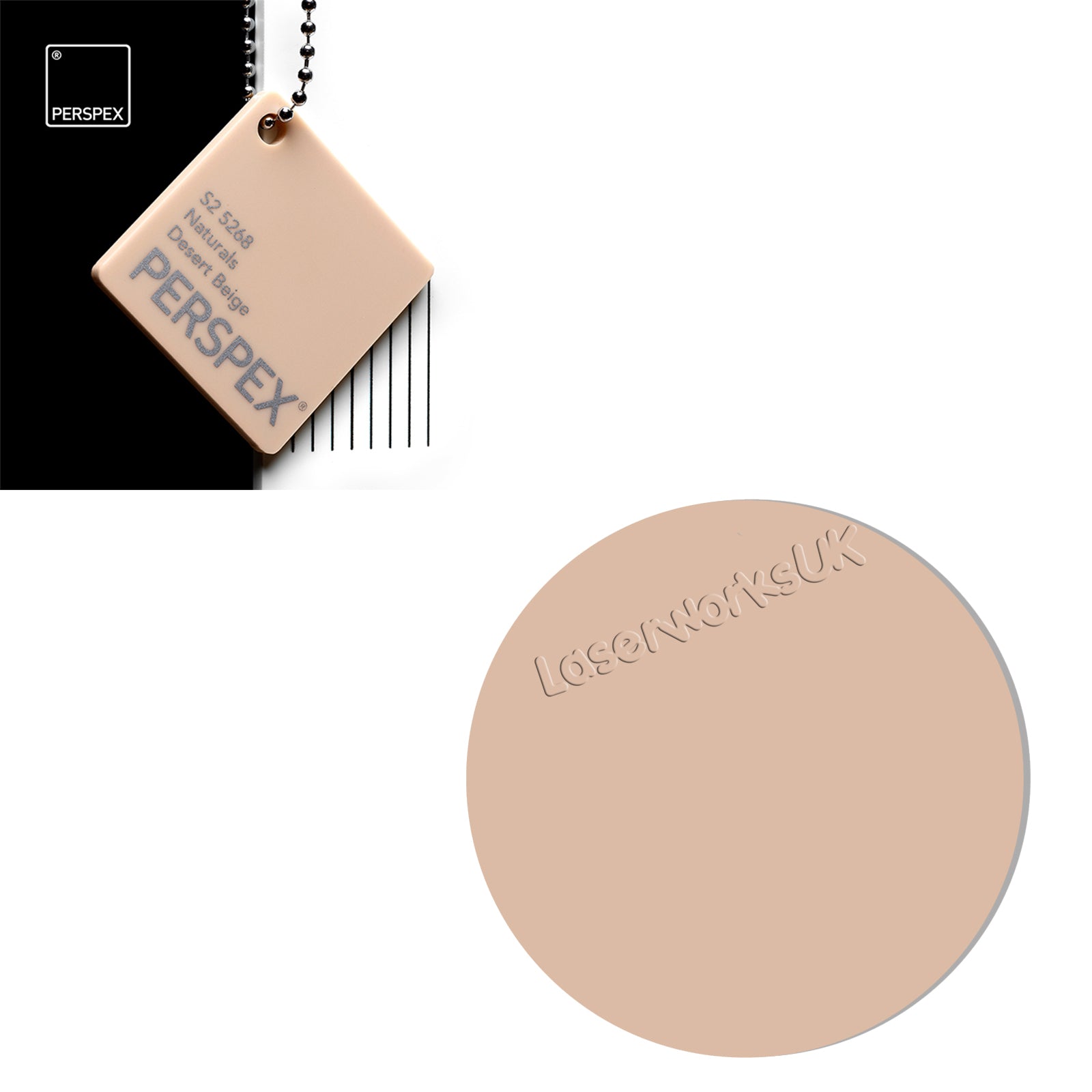 Acrylic Circles - Blanks Disc - (7cm Pack of 6) - Laserworksuk