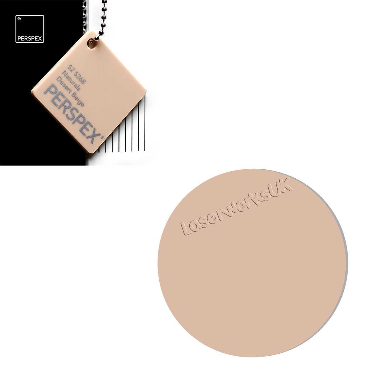 Acrylic Circles - Blanks Disc - 9cm Pack of 5 - Laserworksuk