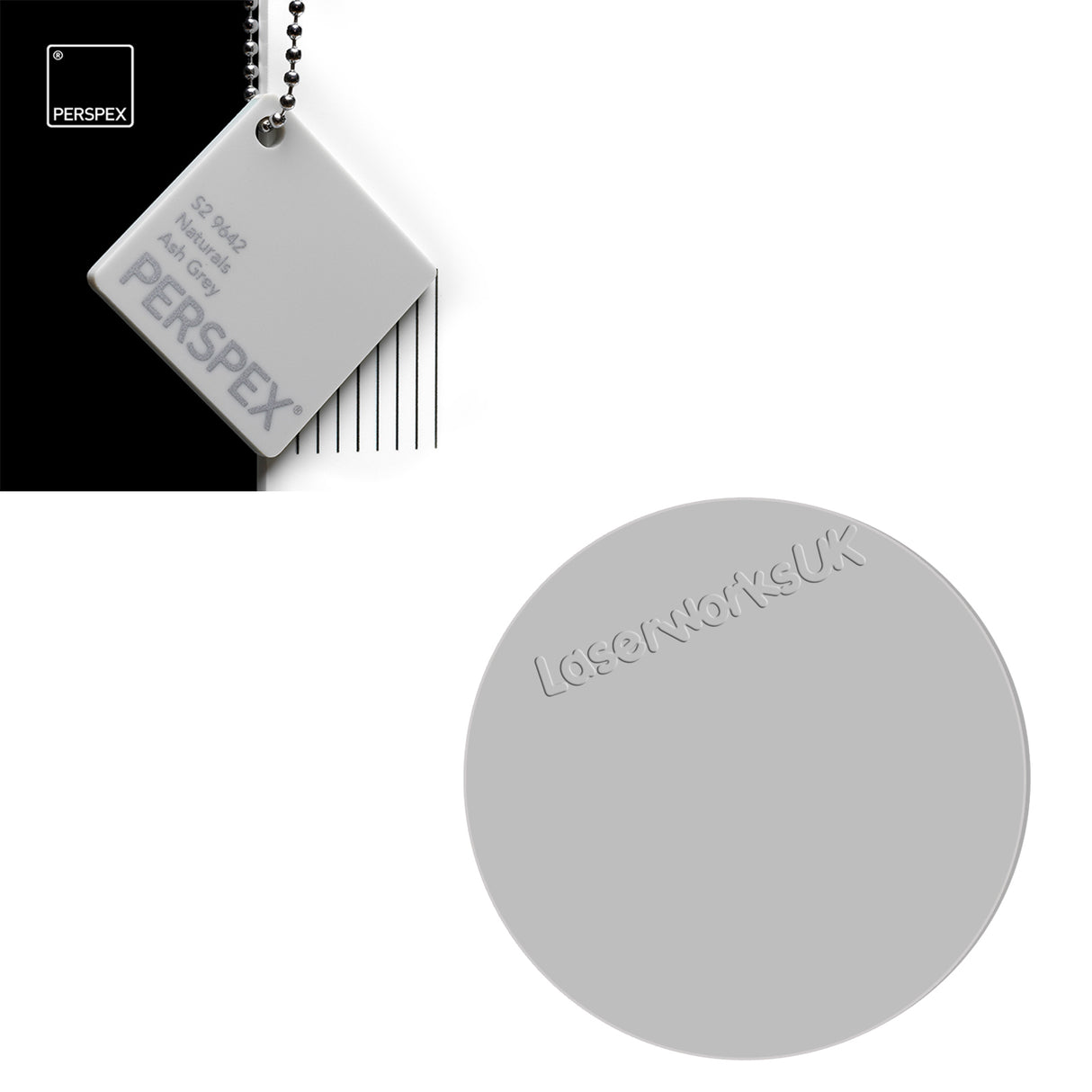 Acrylic Circles - Blanks Disc - 9cm Pack of 5 - Laserworksuk