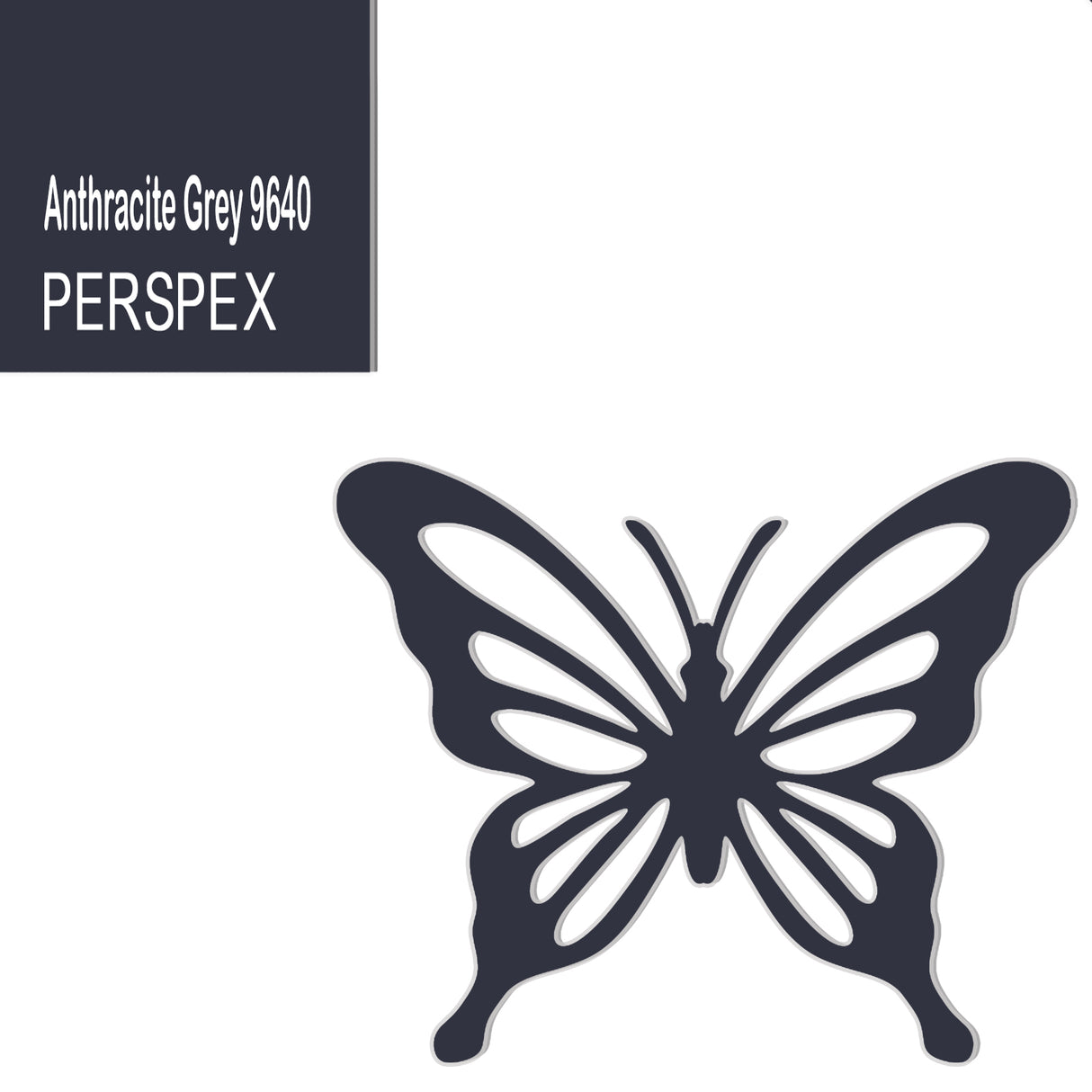 Acrylic Butterfly Blanks (6cm Pack of 5) - LaserworksUK