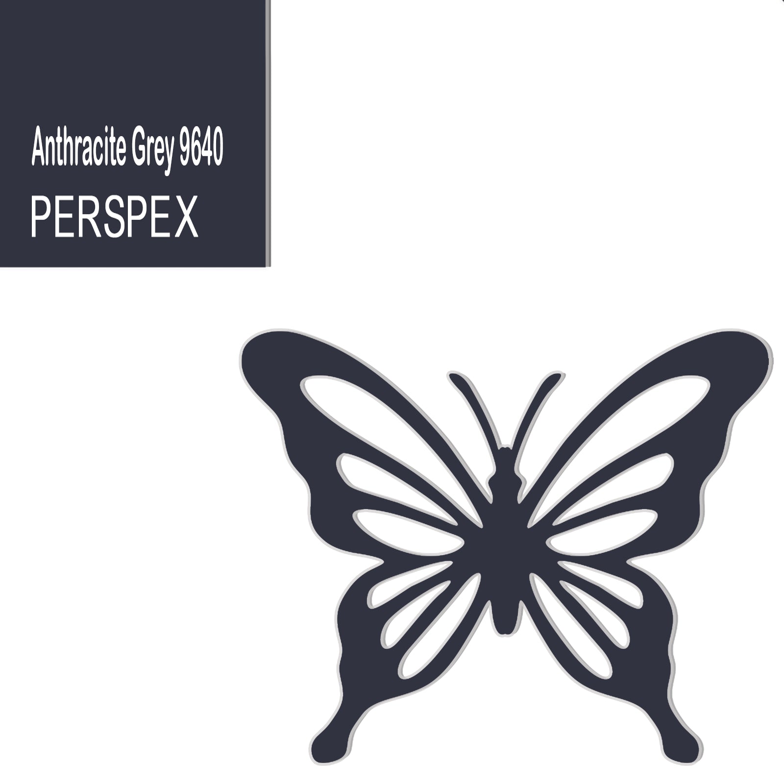 Acrylic Butterfly Blanks (6cm Pack of 5) - LaserworksUK