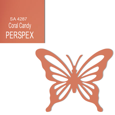 Acrylic Butterfly Blanks (6cm Pack of 5) - LaserworksUK