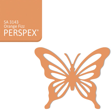 Acrylic Butterfly Blanks (6cm Pack of 5) - LaserworksUK