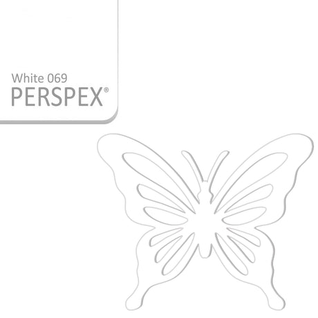 Acrylic Butterfly Blanks (6cm Pack of 5) - LaserworksUK