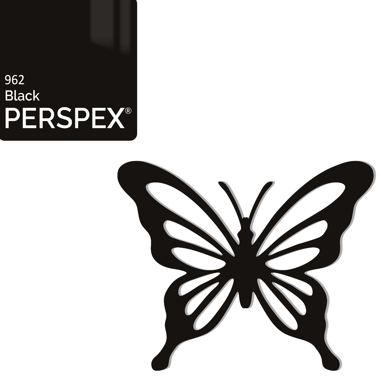 Acrylic Butterfly Blanks (6cm Pack of 5) - LaserworksUK