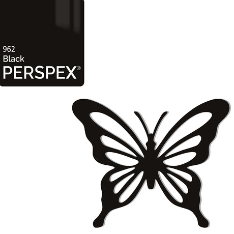 Acrylic Butterfly Blanks (6cm Pack of 5) - LaserworksUK