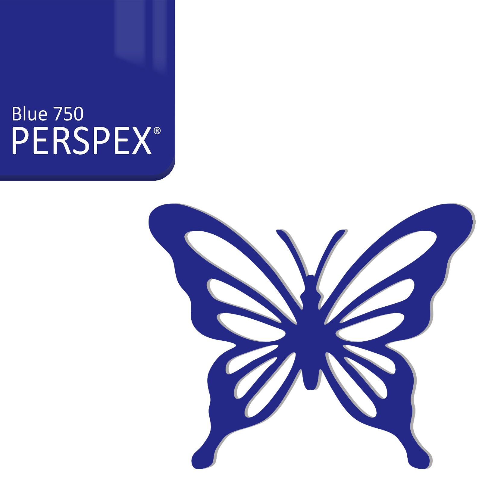 Acrylic Butterfly Blanks (6cm Pack of 5) - LaserworksUK