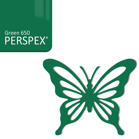 Acrylic Butterfly Blanks (6cm Pack of 5) - LaserworksUK