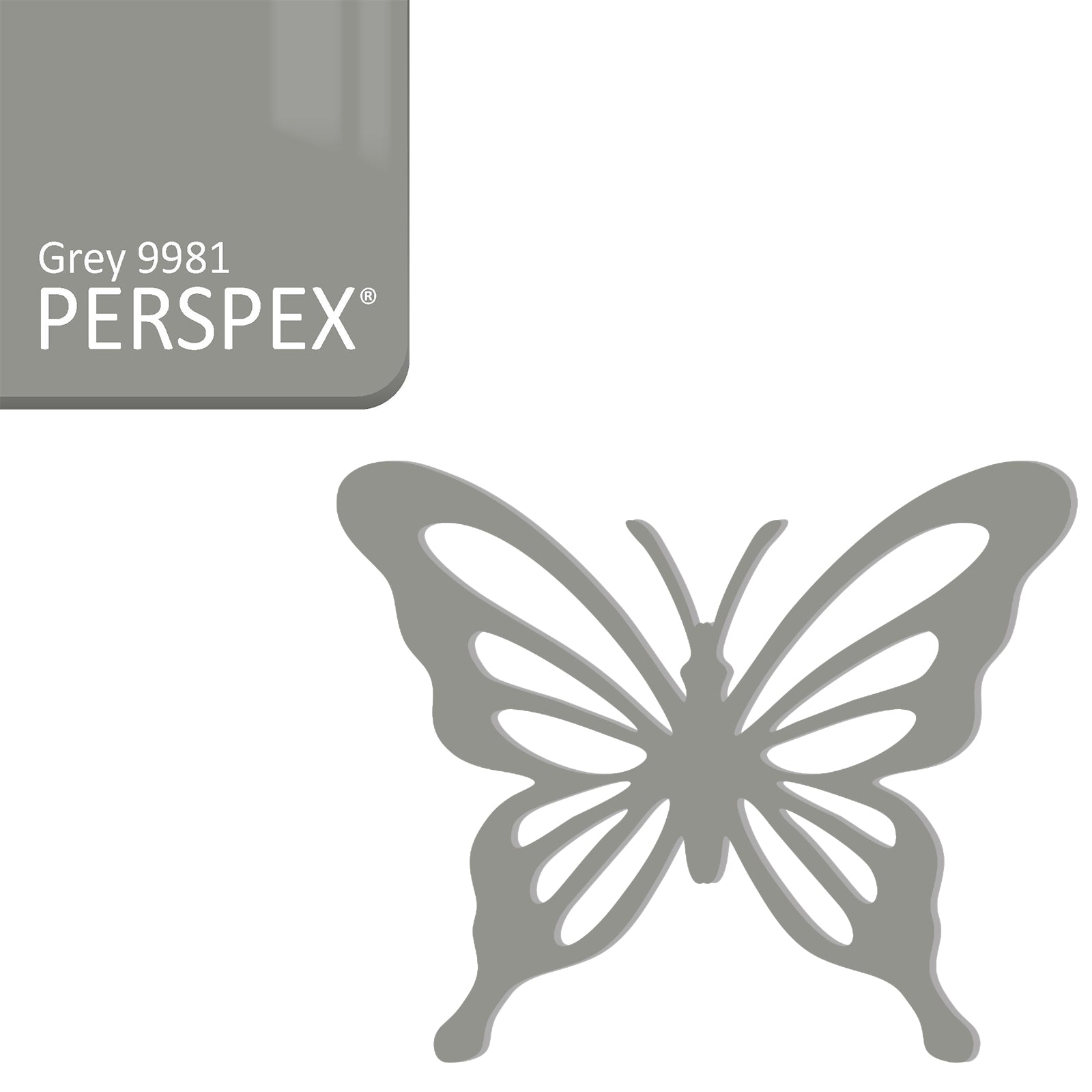 Acrylic Butterfly Blanks (6cm Pack of 5) - LaserworksUK