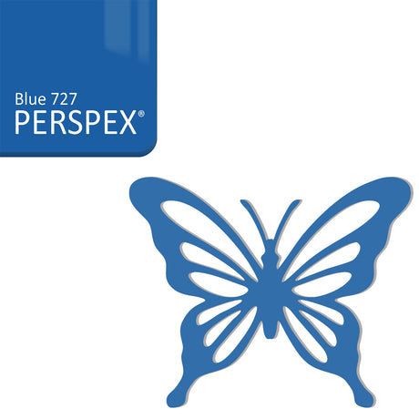 Acrylic Butterfly Blanks (6cm Pack of 5) - LaserworksUK