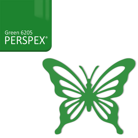 Acrylic Butterfly Blanks (6cm Pack of 5) - LaserworksUK