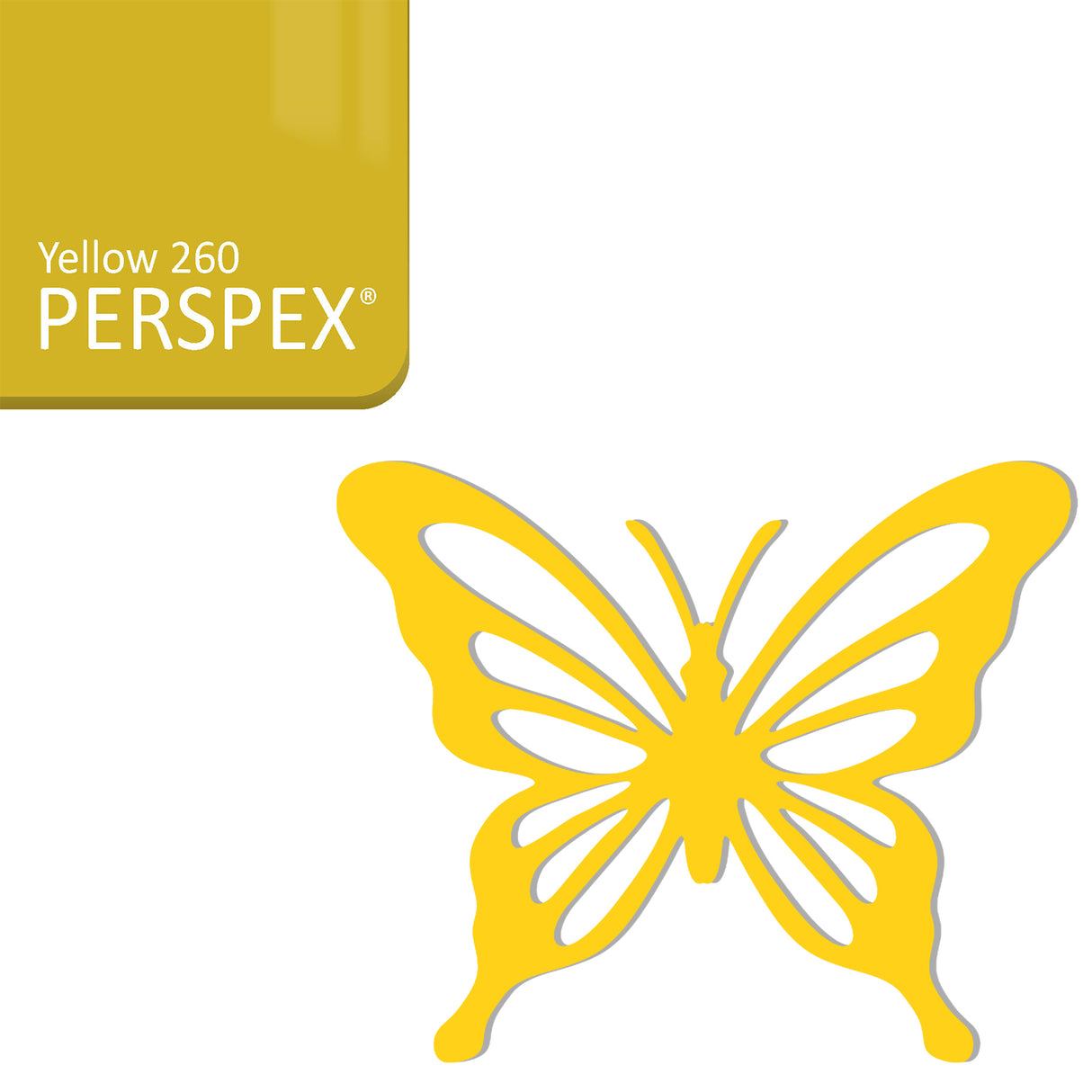 Acrylic Butterfly Blanks (6cm Pack of 5) - LaserworksUK