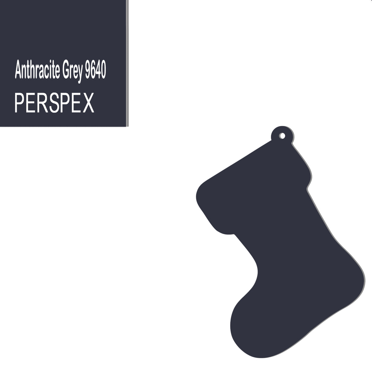 Acrylic Christmas Stocking Decoration Blanks - Laserworksuk