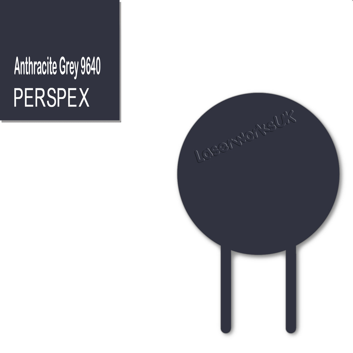 Acrylic Circle Cake Topper (18cm Pack of 3) - Laserworksuk