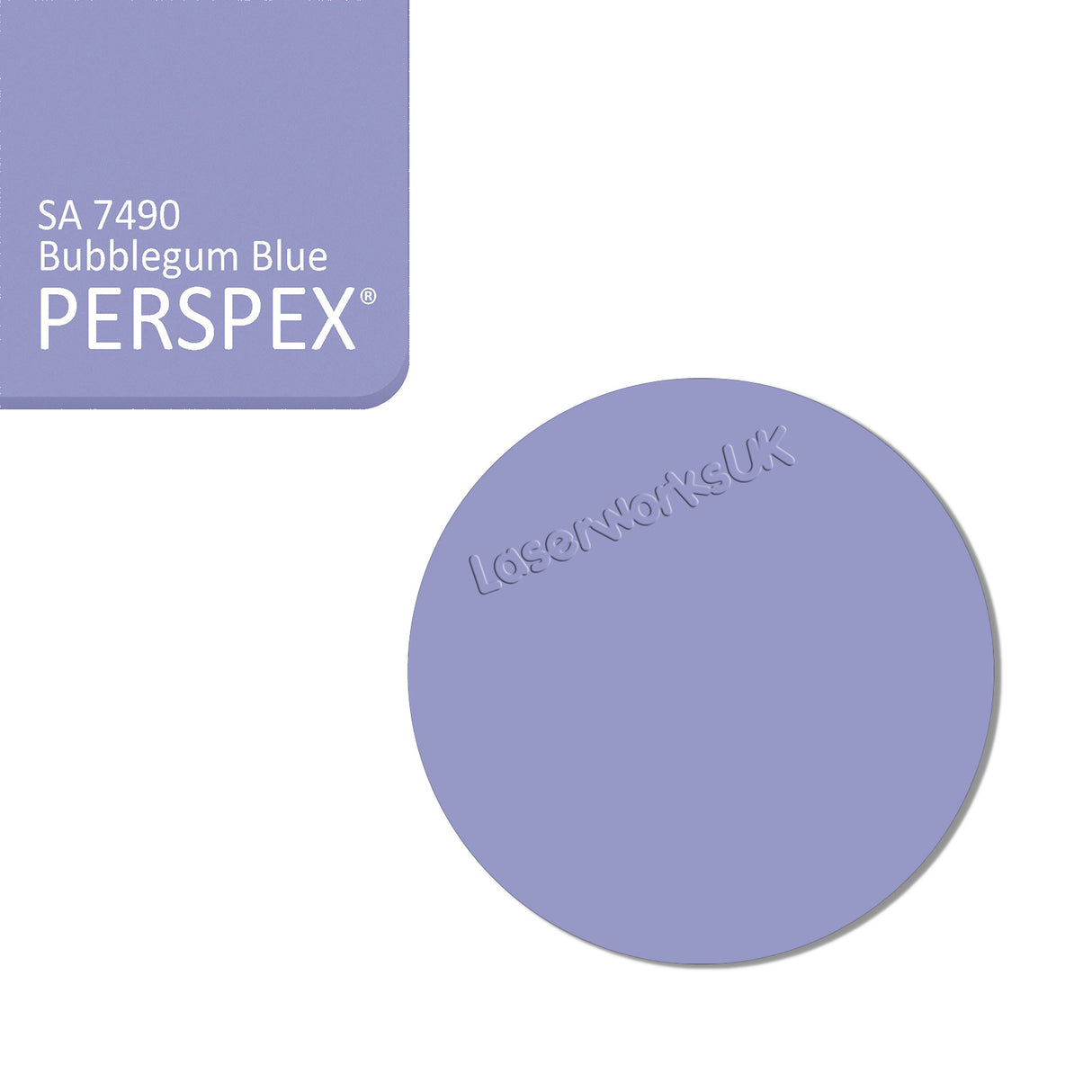 Acrylic Circles - Blanks Disc - 9cm Pack of 5 - Laserworksuk