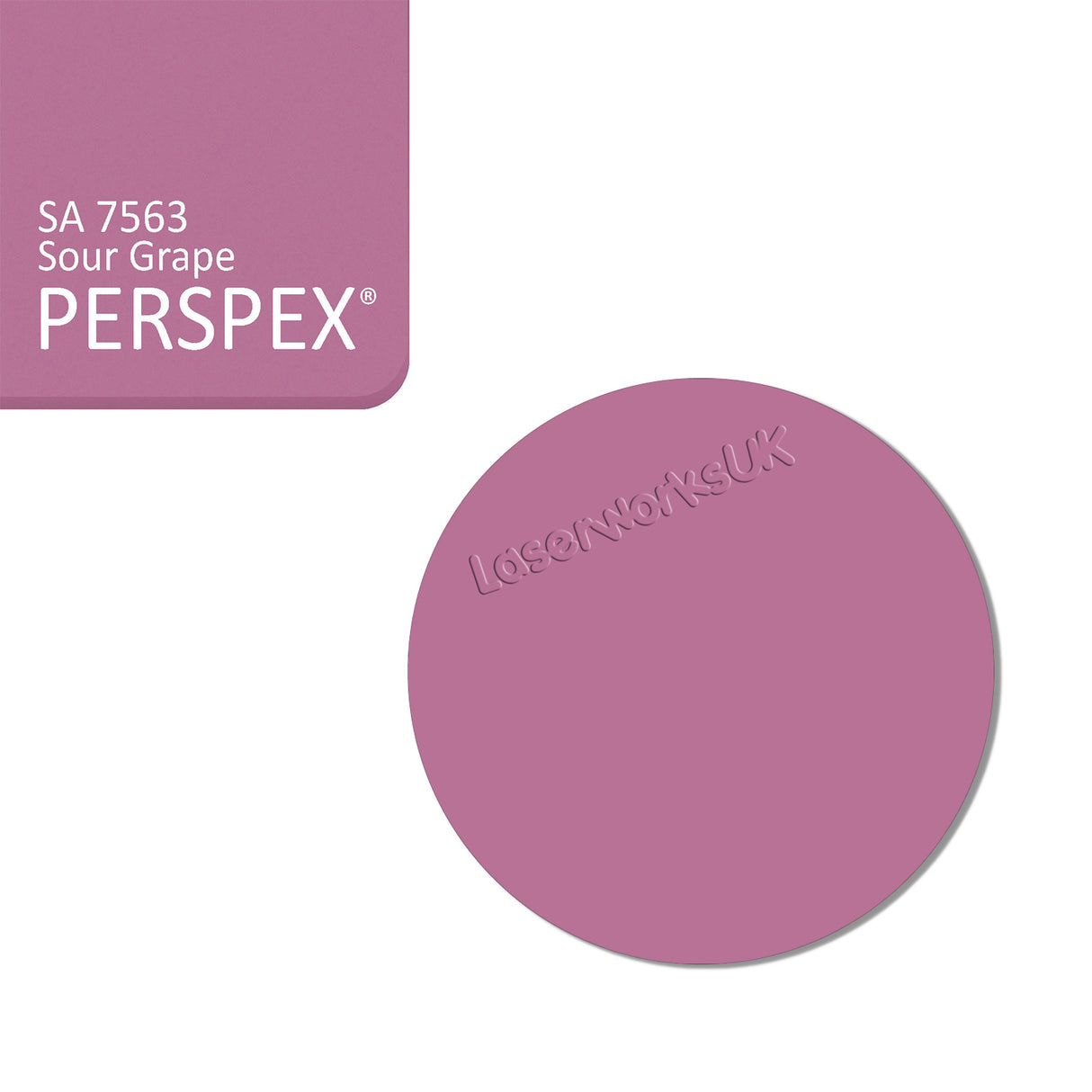 Acrylic Circles - Blanks Disc - 9cm Pack of 5 - Laserworksuk