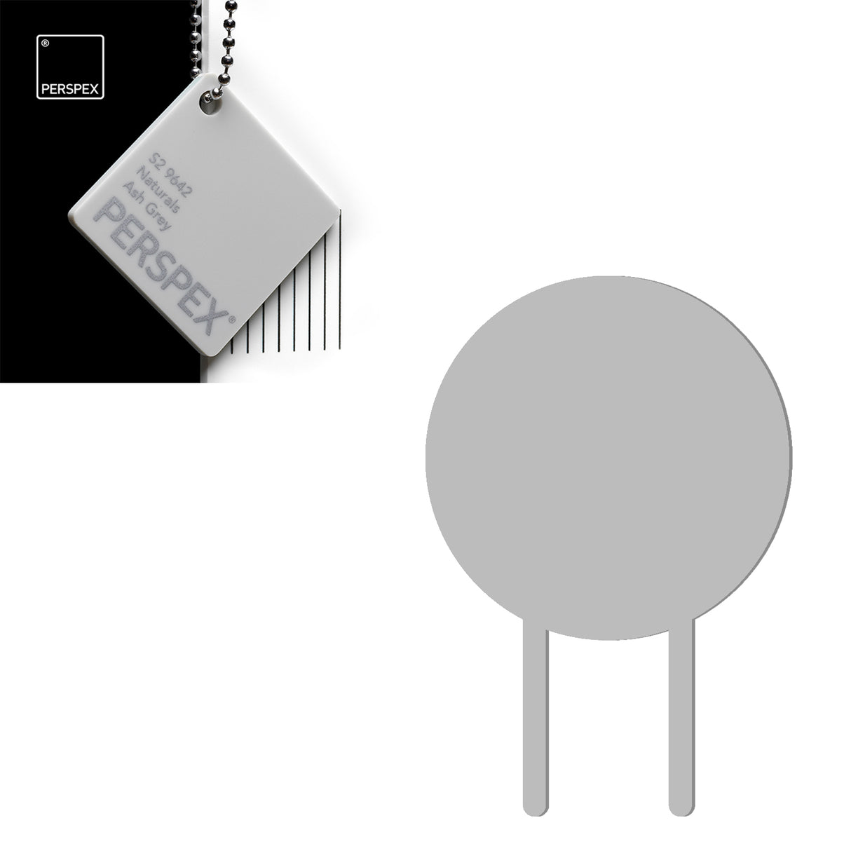 Acrylic Circle Cake Topper (18cm Pack of 3) - Laserworksuk