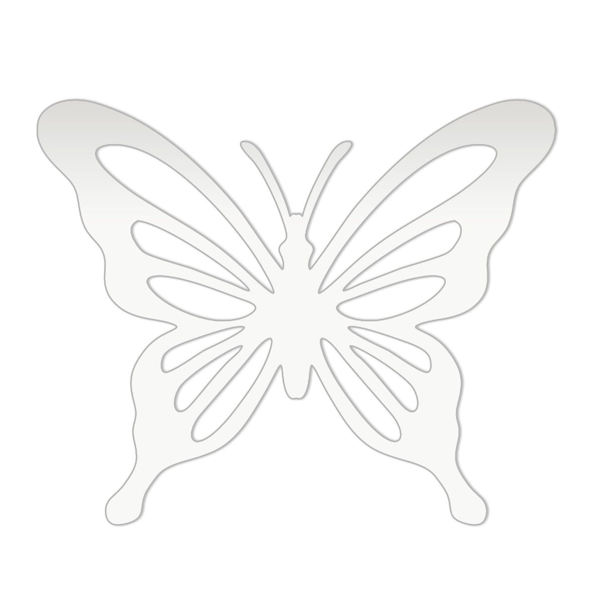 Acrylic Butterfly Blanks (6cm Pack of 5) - LaserworksUK