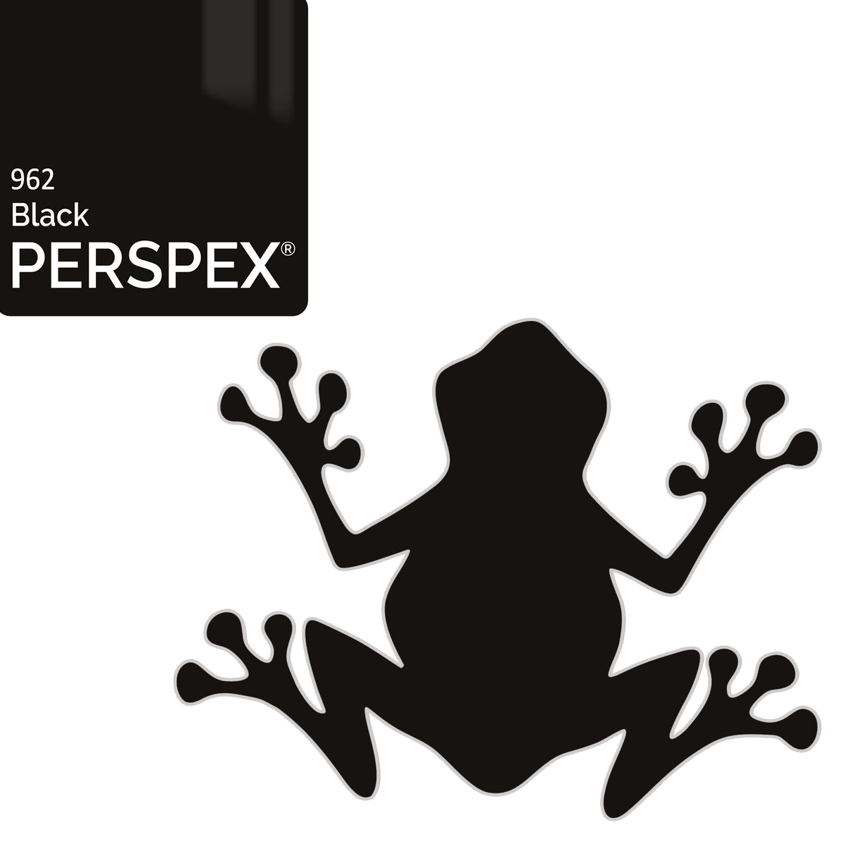 Acrylic Frog Shape - LaserworksUK