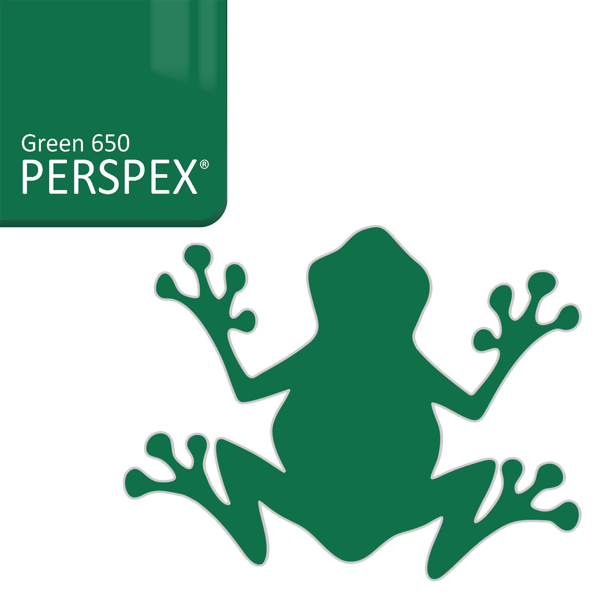 Acrylic Frog Shape - LaserworksUK