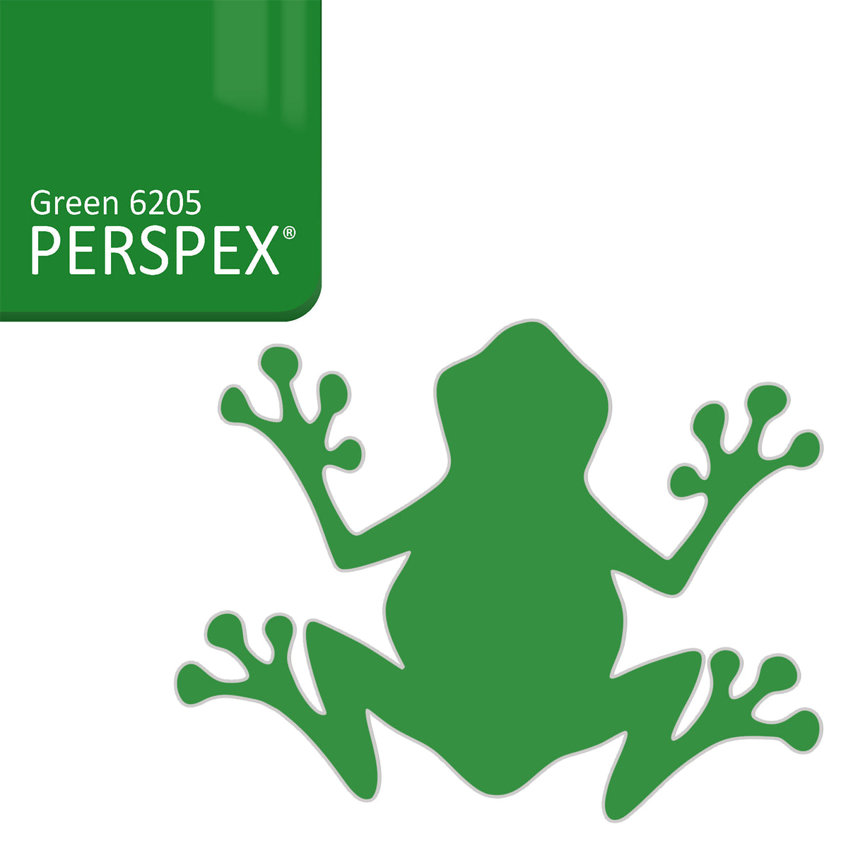 Acrylic Frog Shape - LaserworksUK