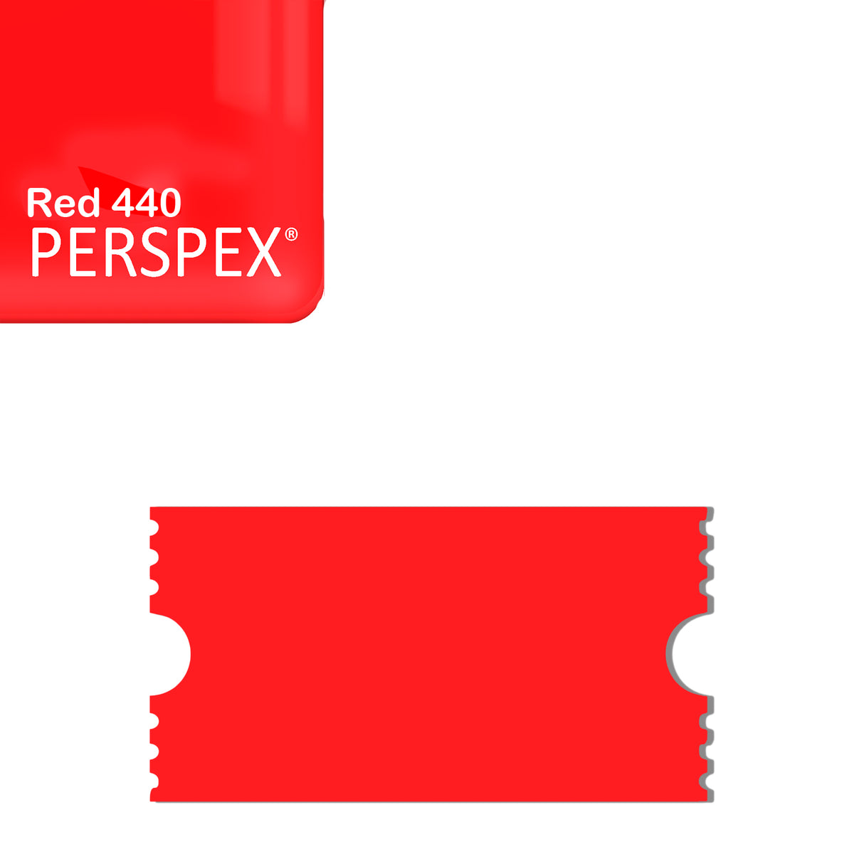 Acrylic Ticket Blanks - Laserworksuk