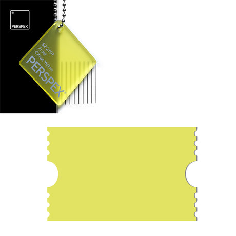 Acrylic Ticket Blanks - Laserworksuk