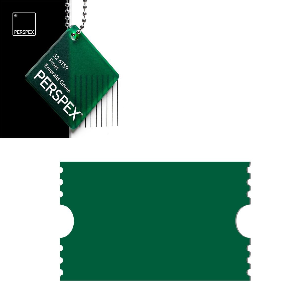 Acrylic Ticket Blanks - Laserworksuk