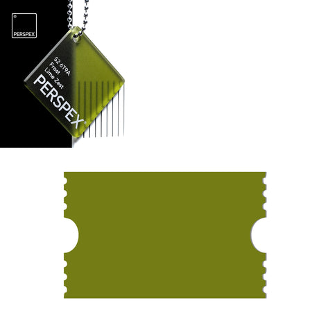 Acrylic Ticket Blanks - Laserworksuk