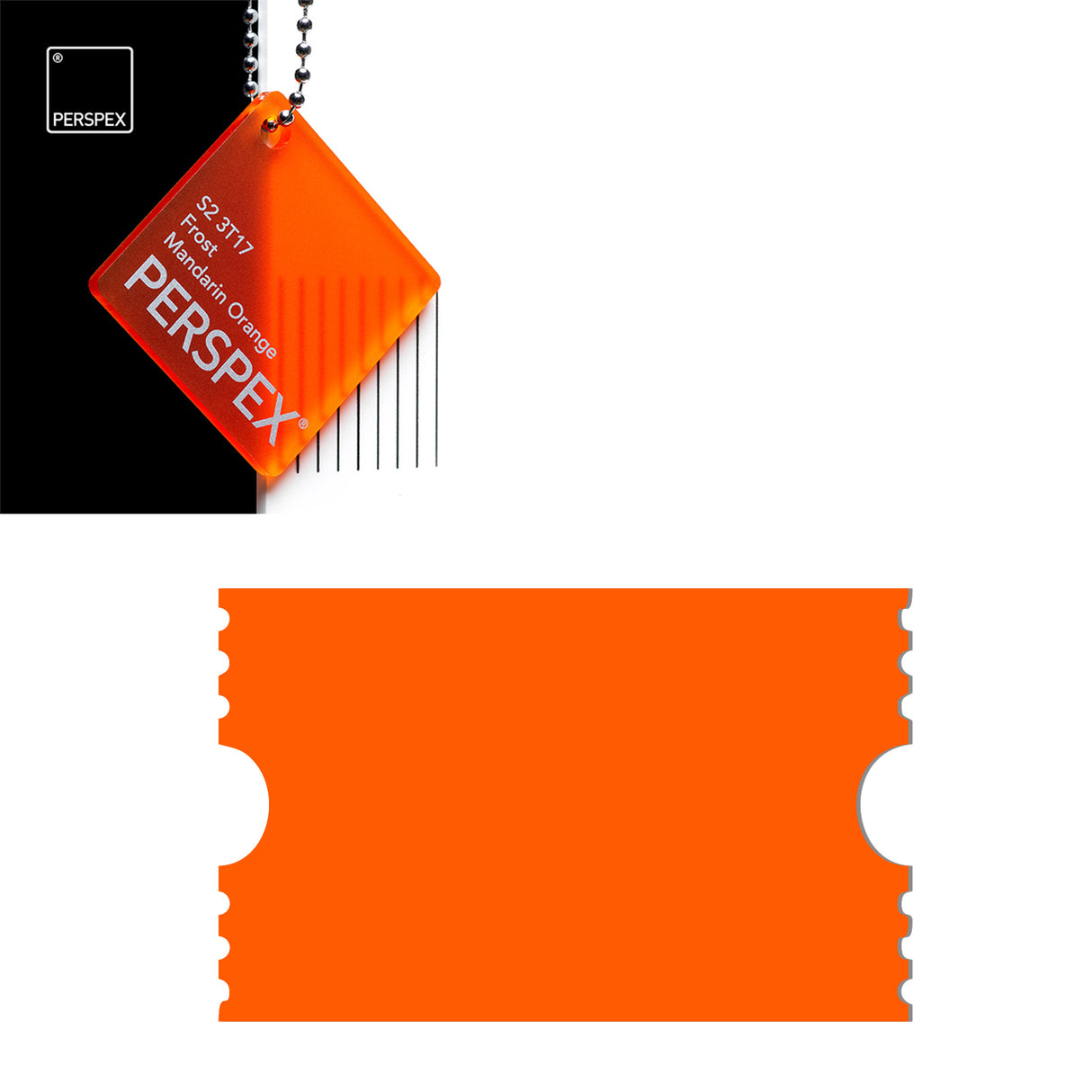 Acrylic Ticket Blanks - Laserworksuk