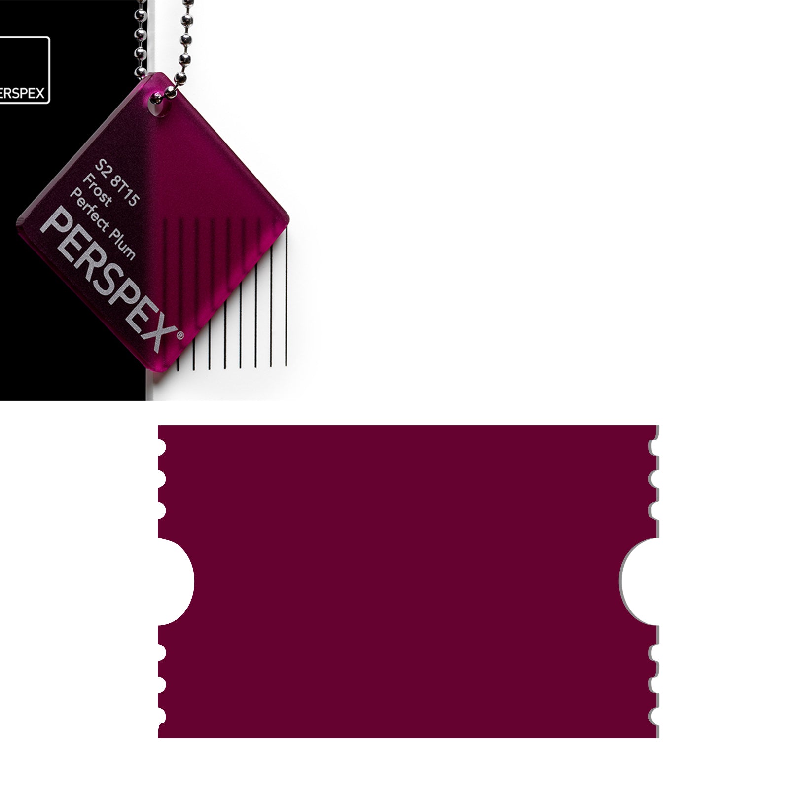 Acrylic Ticket Blanks - Laserworksuk