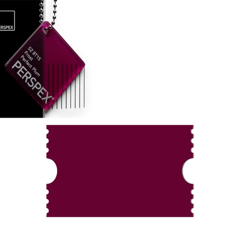 Acrylic Ticket Blanks - Laserworksuk