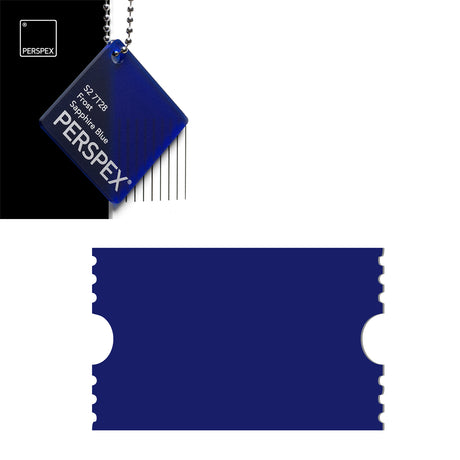 Acrylic Ticket Blanks - Laserworksuk