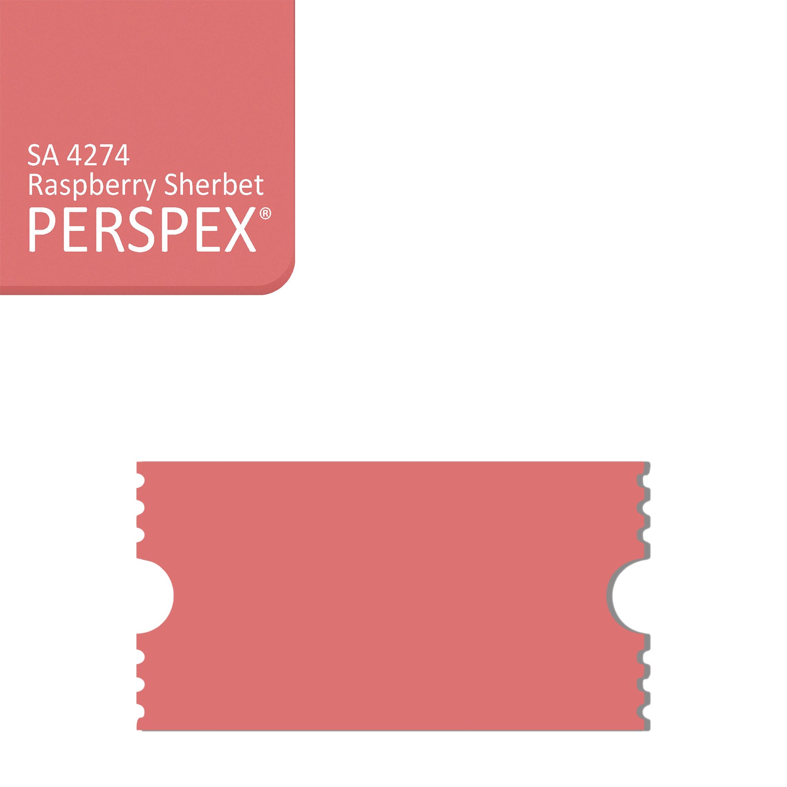 Acrylic Ticket Blanks - Laserworksuk