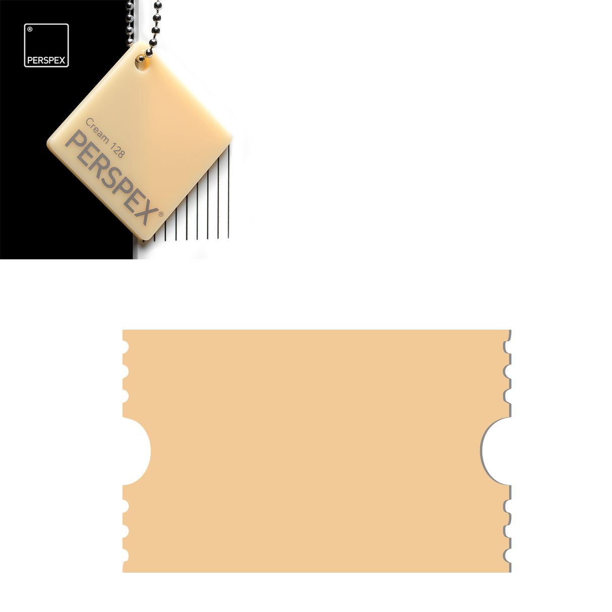 Acrylic Ticket Blanks - Laserworksuk